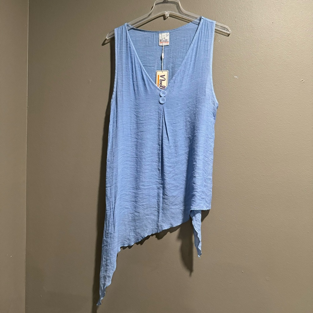 Noelle Boho V Neck Short Tunic Dress Size L/XL